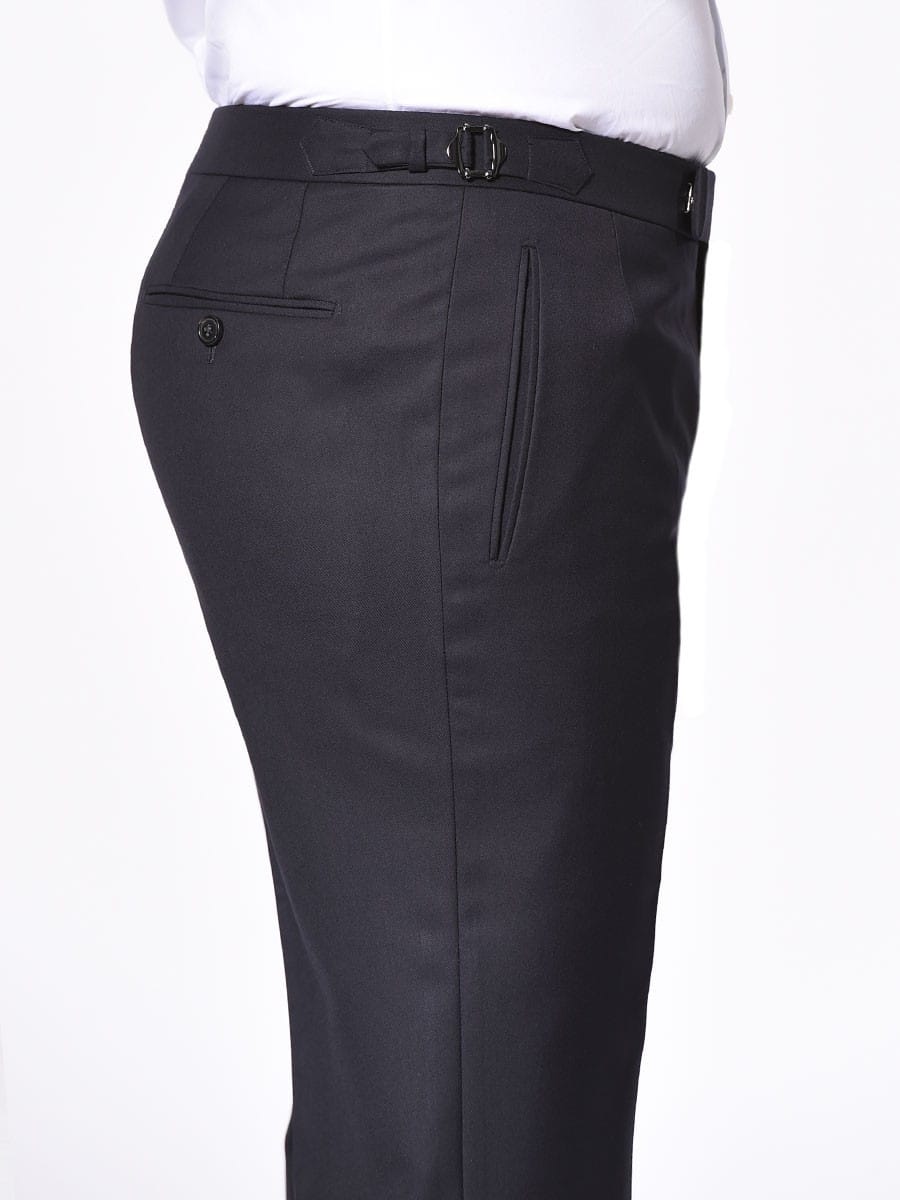 (product) Midnight Twill Classic Bespoke Trouser, side view