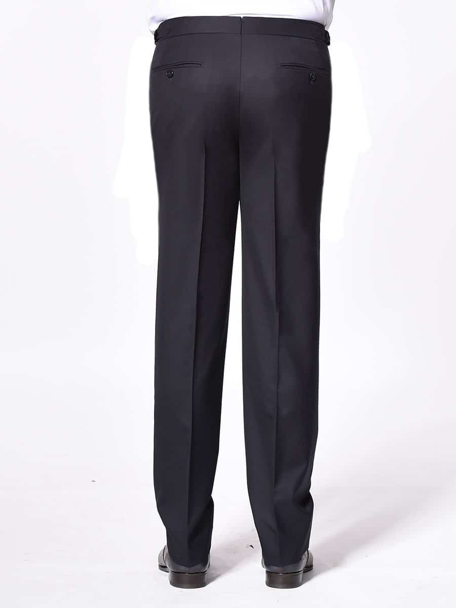 (product) Midnight Twill Classic Bespoke Trouser, back view