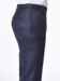 (product) Dark Blue Complex Windowpane Trousers, side view