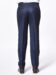 (product) Dark Blue Complex Windowpane Trousers, back view
