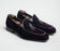 (product) Vomero Velvet Prugna Formal Loafer, Angled pair view