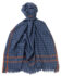 (product) Denim Escorial Block Scarf, Knotted