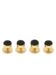 (product) Onyx Tuxedo Studs (Yellow Gold)
