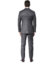 Grey Sharkskin Bespoke Suit - Back View