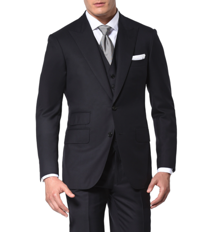 Michael Andrews Bespoke | Black Super 110s Bespoke Suit
