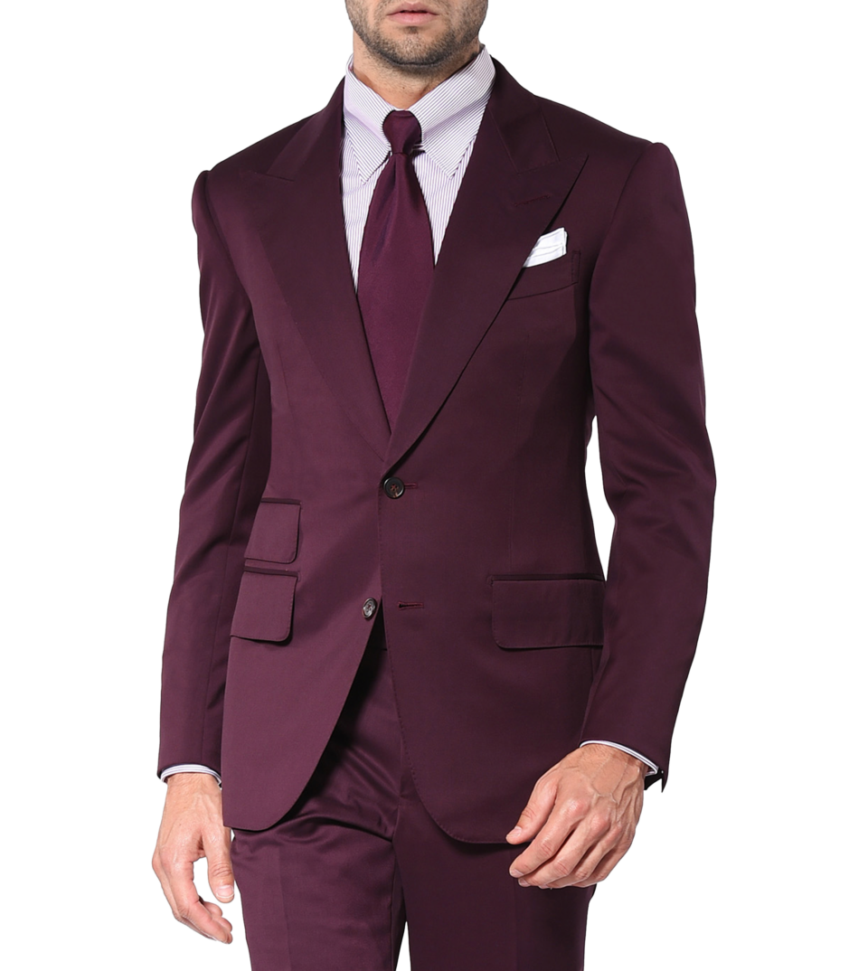 Bordeaux Twill Signature Bespoke Suit