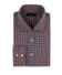 (product) Brown Navy Overlay Check, Spread-Collar Shirt