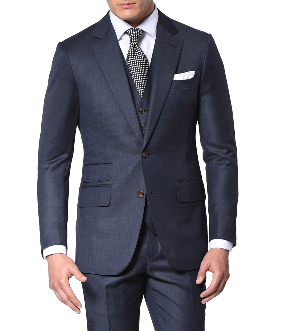 Marine Birdseye Classic Bespoke Suit