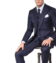 Navy Twill Classic, two-button Bespoke Suit