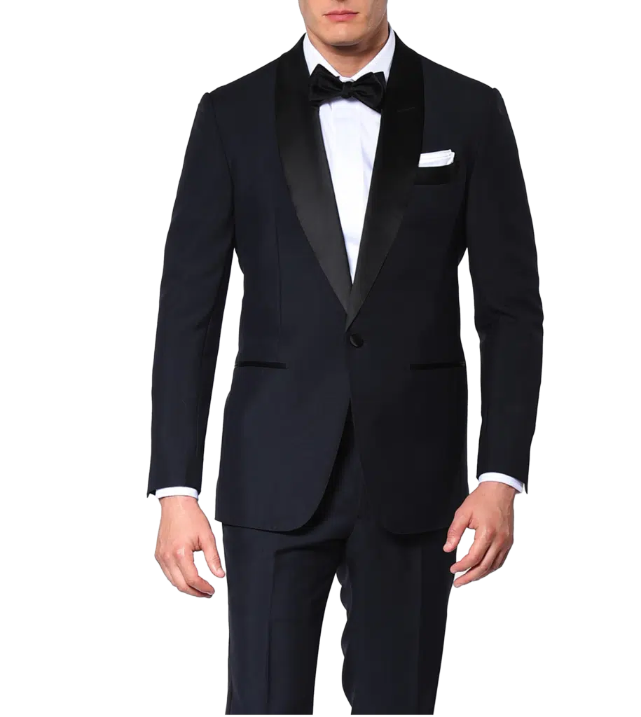 【日本入手困難】CLASSIC TUX JACKET IN MOHAIR AND SILK Men's silk, wool and mohair tuxedo jacket white - Canali INTL