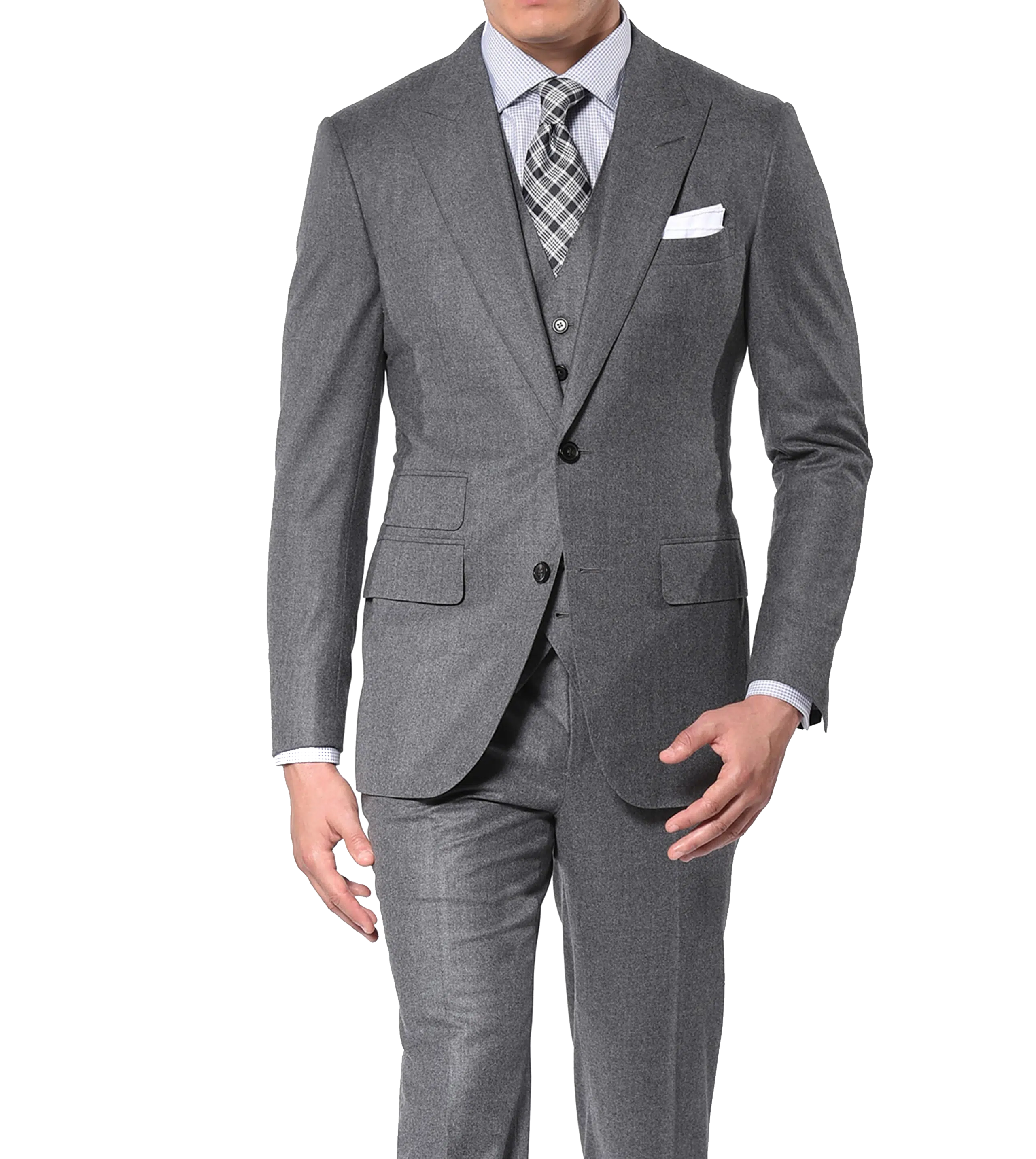 スーツ SAMUEL GUI YANG LEE TROUSER DOVE GREY Steel Grey Ultra Slim Suit by Michael Kors| Dimitra Designs SC