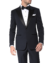 (product) Midnight Barathea Classic Satin Bespoke Tuxedo