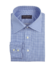 (product) Blue Printed Dot Motif Italian Collar Shirt
