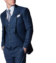 Marine Blue Sharkskin Bespoke Suit