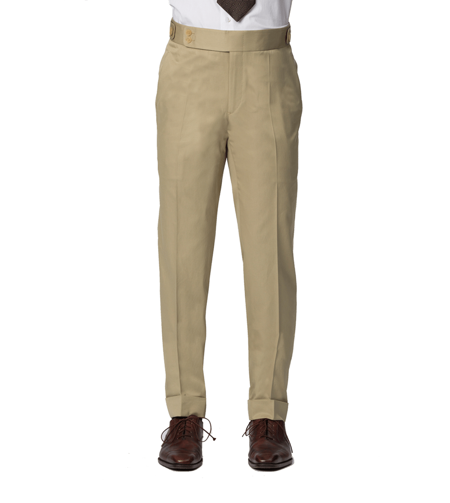 Khaki Cotton Bespoke Trouser | Michael Andrews Bespoke, New York's Most  Trusted Custom Tailor Since 2006