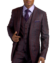Maroon Plaid, two-button wool, made-to-measure Suit