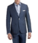 Medium Blue two-button Wool Linen Blend Suit, Made-to-measure