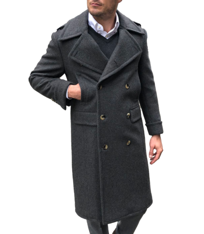 Charcoal Grey Great Coat