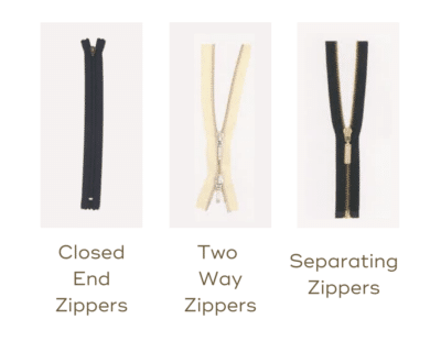 Sweater customization: Zippers in three options - Closed end Zippers, Two way Zippers and Separating Zippers Sweater customization: Zippers in three options - Closed end Zippers, Two way Zippers and Separating Zippers