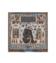 (product) The Butterfly Panda Silver/Smoke Pocket Square, full view