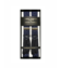 Albert Thurston 32mm Navy Moire Suspenders w Silver Hardware