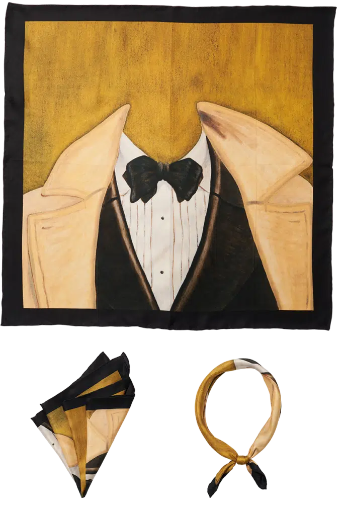 Michael Andrews x Daniel Falcon Evening at the Palms Pocket Square