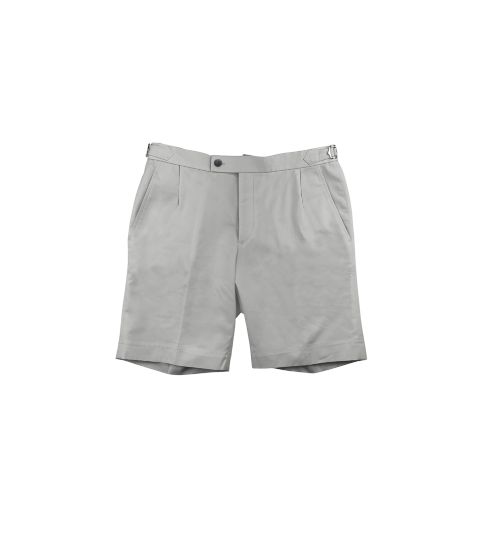 (product) Light Grey Cotton Shorts