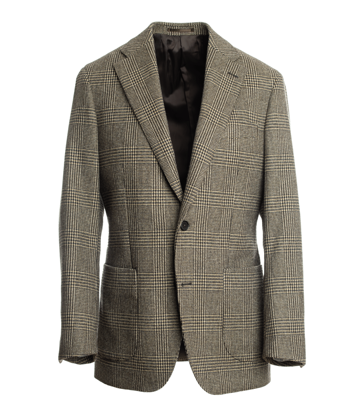 Brown Glen Plaid Flannel Sport Coat