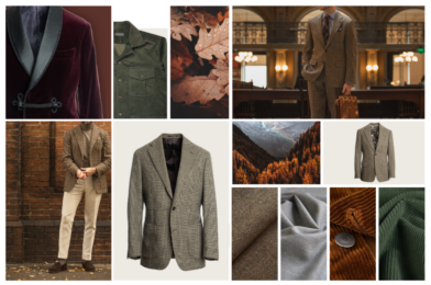 5 FABRICS FOR FALL Graphic Corduroy overshirt