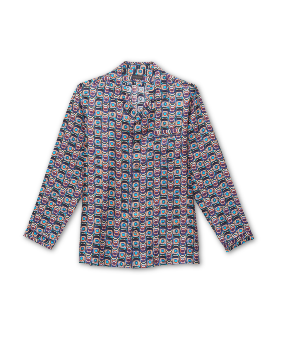 Michael-Andrews-Custom-Geometric-Silk-Pajama-Shirt