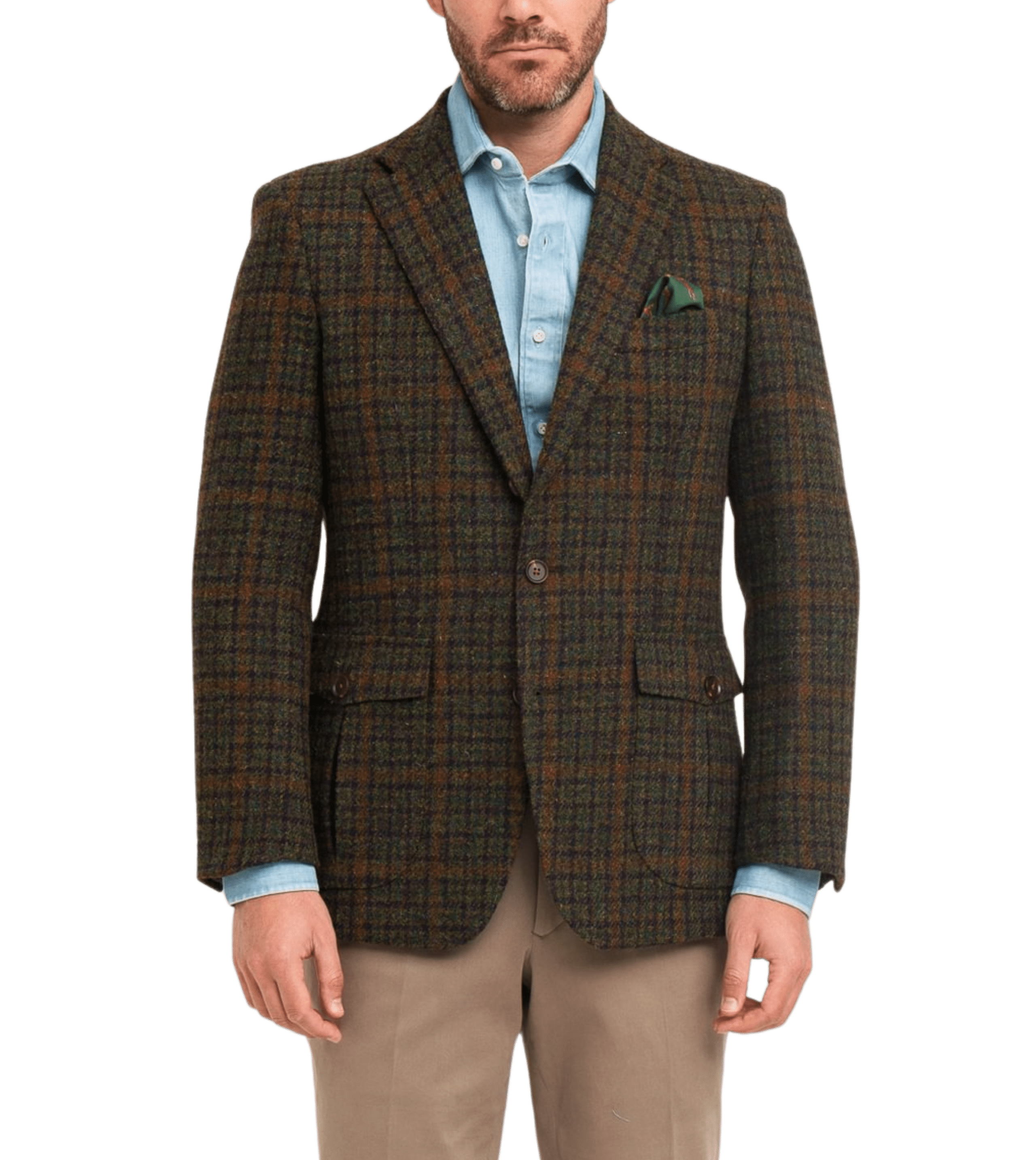 Michael Andrews Bespoke | Forest Tweed Check Sport Coat