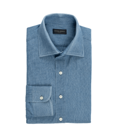 Michael-Andrews-Blue-Denim-Shirt