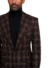 (product) Burgundy Glen Plaid Wool/Alpaca Sport Coat, front view