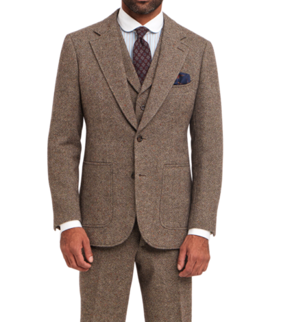 Michael-Andrews-Custom-Brown-Donegal-Tweed-Suit-Main