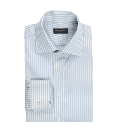 Michael-Andrews-Grey-Block-Stripe-Shirt