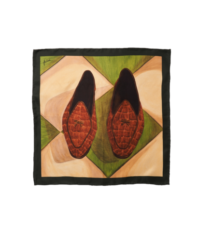 Michael Andrews x Daniel Falcon 'Mr Uptown' Pocket Square