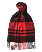 Red Primary Black Watch Scarf