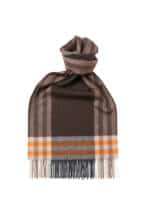 Orange Framed Cashmere Blend Scarf