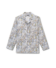 Michael Andrews Light Blue Jungle Print Cotton Pajama Shirt