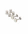 White Rhodium and Mother of Pearl Stud and Cufflink Formal Set