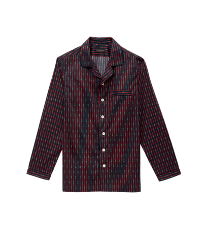 トップス bode Midnight Pajama Shirt MIDNIGHTGRIDPAJAMASET_031_gran