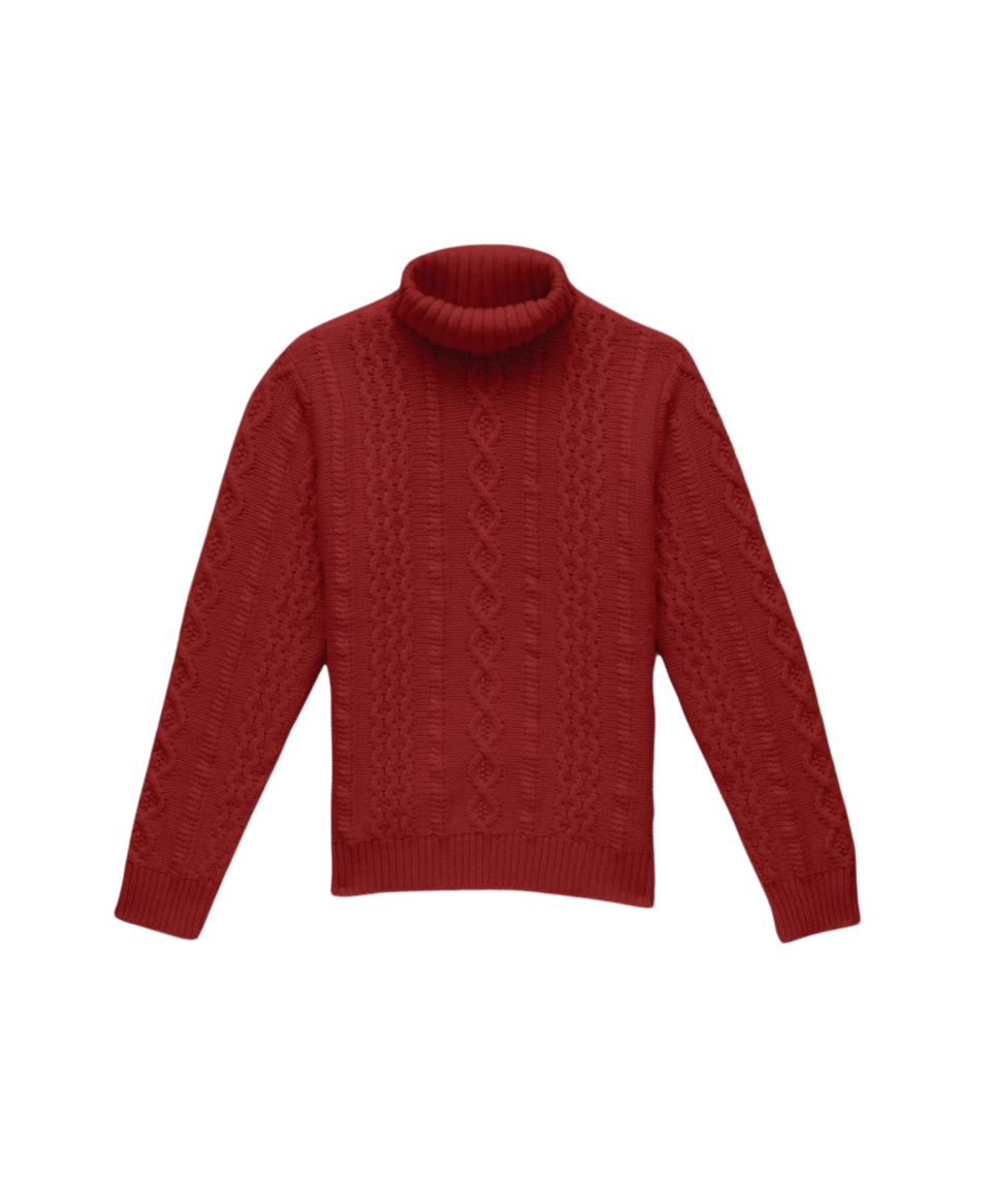 Michael-Andrews-Merino-Wool-Fisherman-Turtleneck-in-Carmine-Red