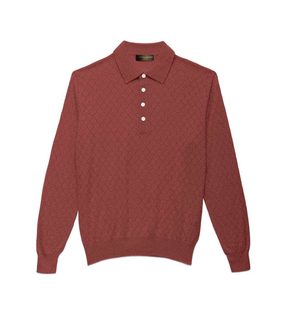 Michael-Andrews-Honeycomb-Long-Sleeve-Polo-Conch