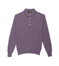 Enchanted Silk Cashmere Honeycomb Polo