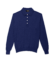 Michael-Andrews-Honeycomb-Long-Sleeve-Polo-Klein-Blue