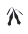 Black Silk Grosgrain Diamond Point Self-Tie Bowtie by Michael Andrews Bespoke