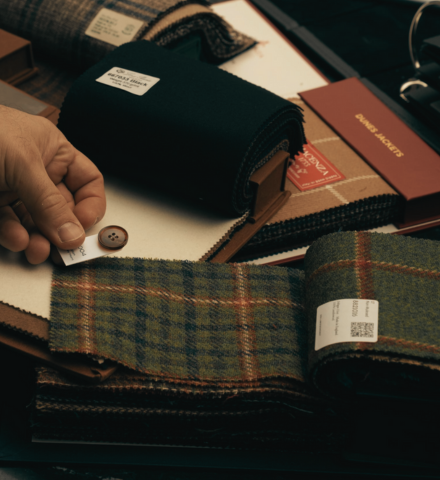 Michael Andrews Picking Fabrics and Buttons