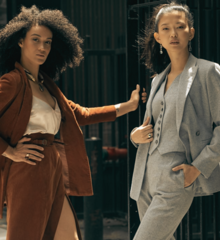 Michael Andrews women's skirt suit and three piece pants suit