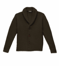 Olive Drab Heavy Gauge Merino Knit Blazer