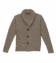 Beige Heavy Guage Cardigan Sweater